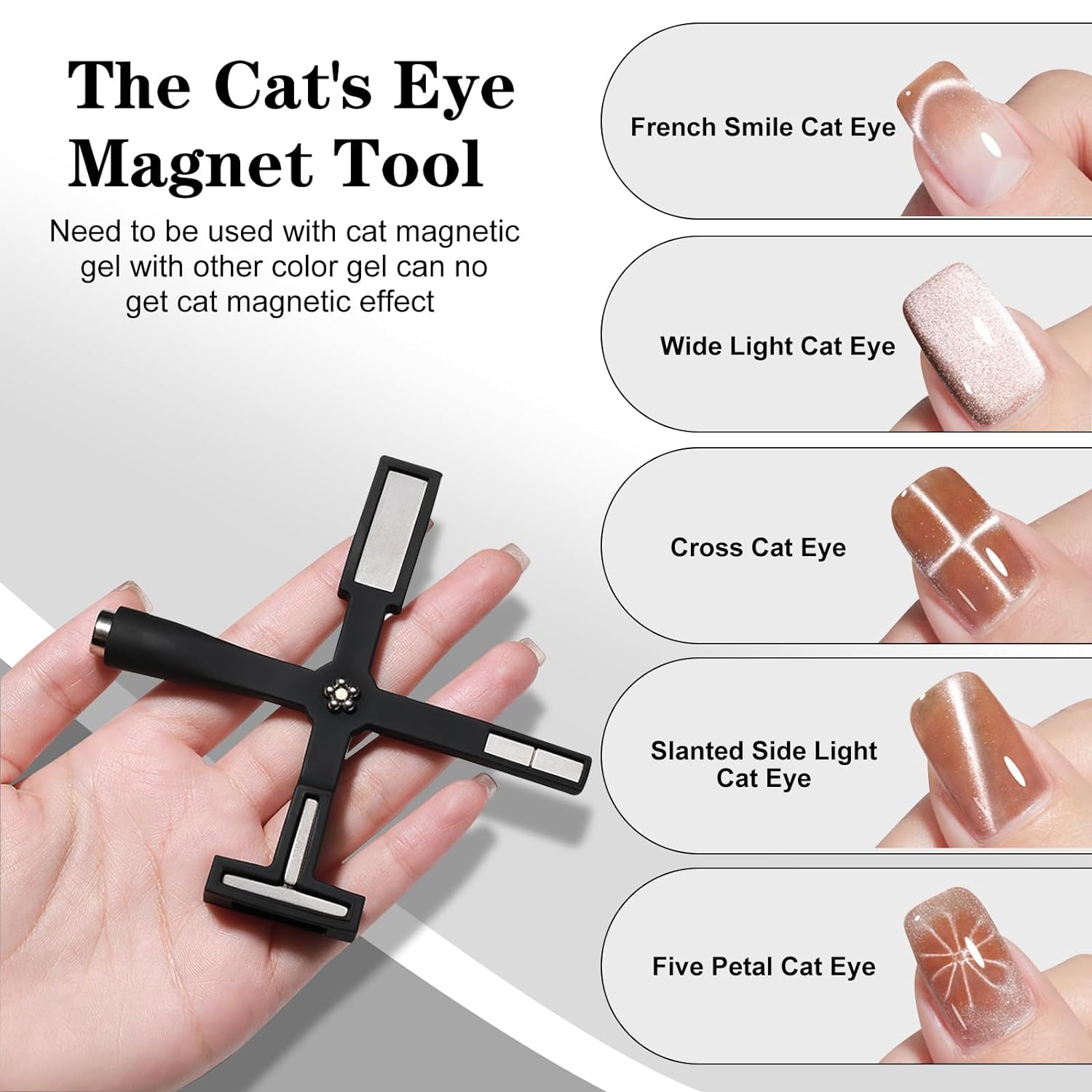 magnetic nail polish tool set