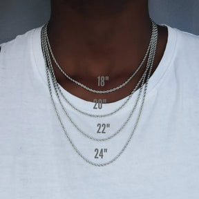 Fashion Rope Chain Necklace Men