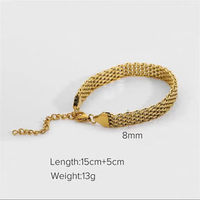 Gold Plated Stainless Steel Bracelet