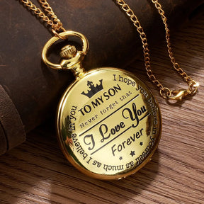 Antique Steampunk Vintage Roman Numerals Quartz Pocket Watch