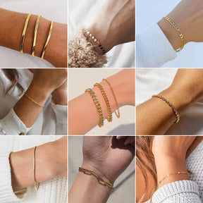 Classic Snake Chain Bracelets