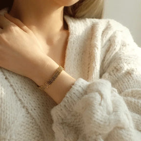 Gold Plated Stainless Steel Bracelet